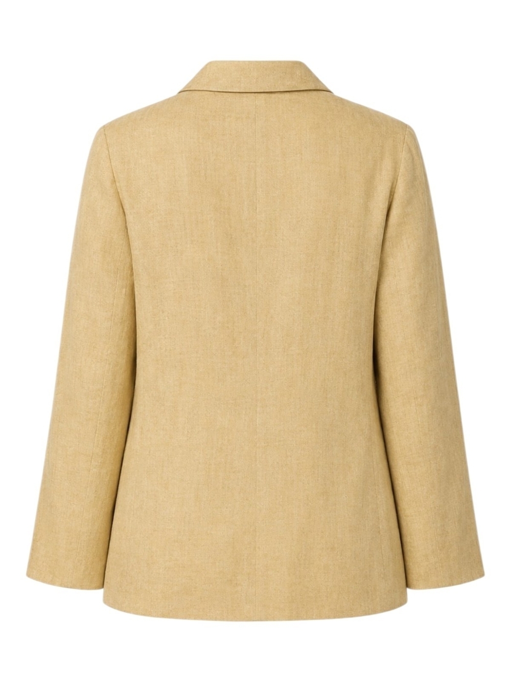 Courtenay Women's Beige Linen Blend One-Button Blazer Jacket Size 12. - Picture 5 of 6